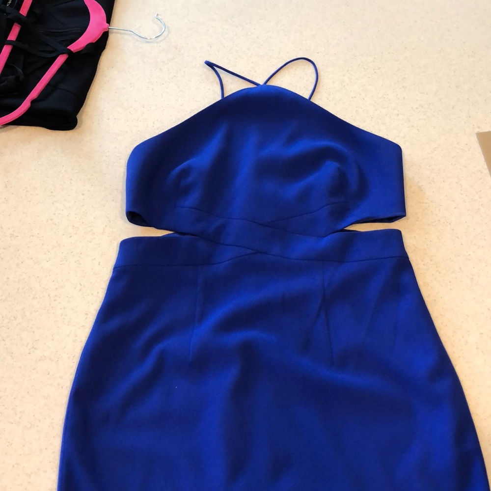 Royal blue dress